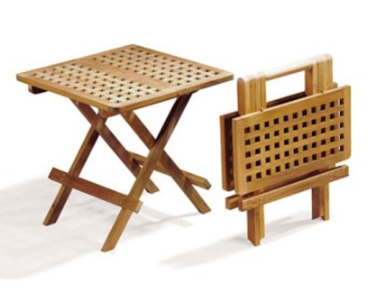 PIKNIK - zahradní teakový skládací stolek
