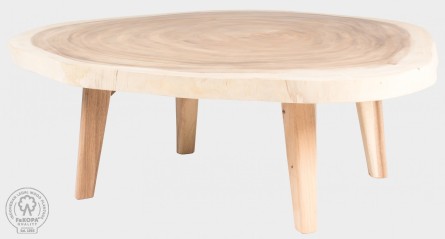 TRUNK - konferenční stolek ze suaru 110 x 100 cm