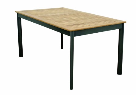 CONCEPT - stůl s teakovou deskou 150 x 90 x 75 cm