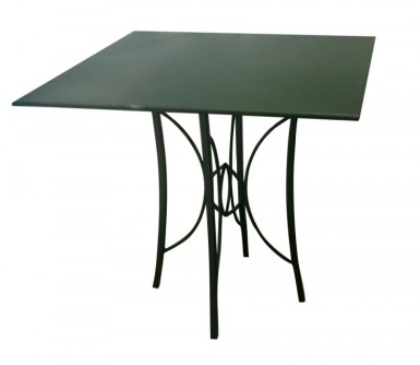 BRETAGNE - kovový stůl 80 x 80 cm - bez desky