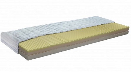 FENIX LUX - přizpůsobivá středně tuhá matrace Hlavní matrace (90 x 200 cm) + opěrka (45+45 x 200 cm)
