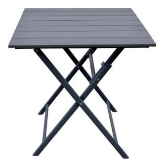 CALVIN 449 - zahradní skládací stolek šedý