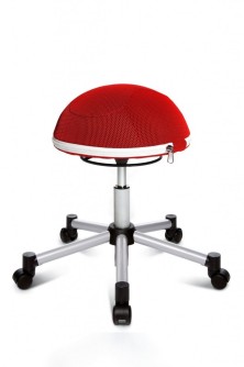 Topstar - aktivní židle Sitness Halfball - červená