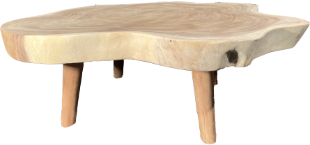 TRUNK - konferenční stolek ze suaru 140 x 135 cm