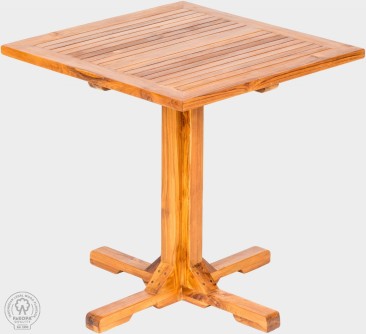 DANTE - teakový stůl z křížovou nohou