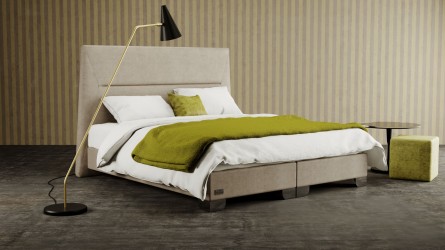 MIRACH - čalouněná postel (typ potahu A) ATYP