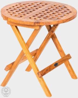 PICNIC - skládací stolek z teaku Ø 50 cm