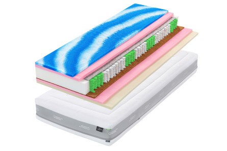 AUSTIN AIR GELTOUCH - matrace s multi-taškovými pružinami a hybridní pěnou – AKCE „Férové ceny“ 90 x 195 cm