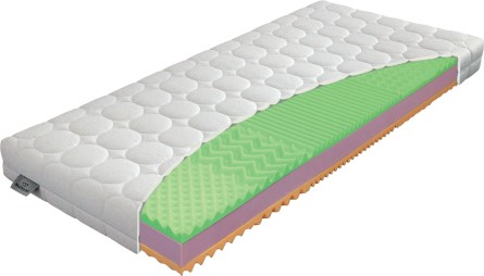 KLASIK plus 20 x 80 x 200 cm  - matrace z kvalitní PUR pěny + polštář jako dárek!