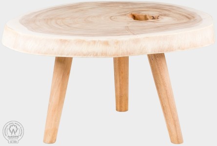 TRUNK - konferenční stolek ze suaru 70 x 80 cm