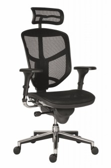 ENJOY exkluzivní židle s podhlavníkem síťovaná - Antares