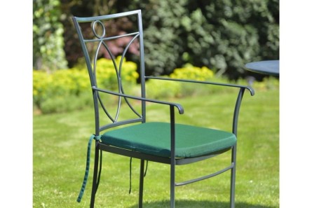 BRETAGNE - zahradní kovové stohovací křeslo - bez sedáku