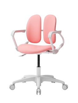 Dětská židle - DUORest MILKY - růžová / bržděná kolečka