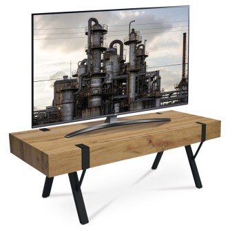 TV STOLEK - z MDF desky a kovu - 120x44x40 cm