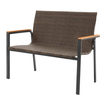 Lavice stohovatelná CALVIN 907 béžová / hnědá
