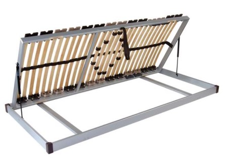 LUSSOFLEX kombi P LEVÝ - lamelový rošt s bočním výklopem 85 x 195 cm