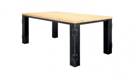LANGEAIS - jídelní kovový stůl 152 x 85 cm bez desky