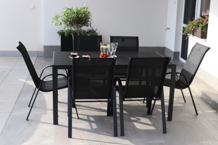 VIKING L - zahradní jídelní stůl + 6 x židle RAMADA
