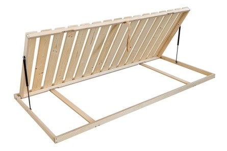 LATT LUX 16 KOMBI - výklopný laťový rošt s nosností 140 kg 70 x 200 cm