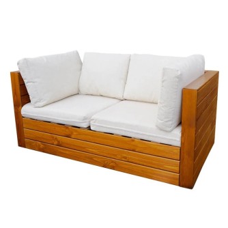 CUBE - sofa s polstrem 2-místná