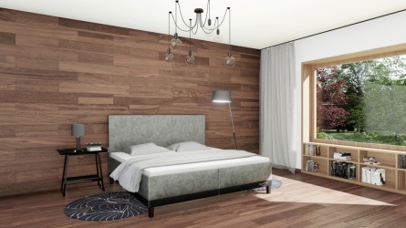 HALIFAX - designová postel s úložným prostorem ATYP