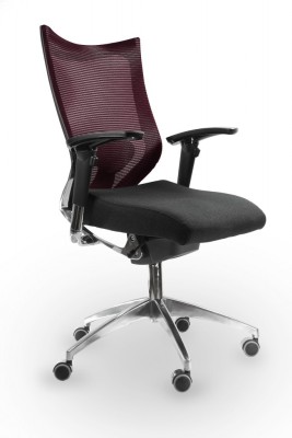 OFFICE Spinergo - aktivní kancelářská židle - vínová