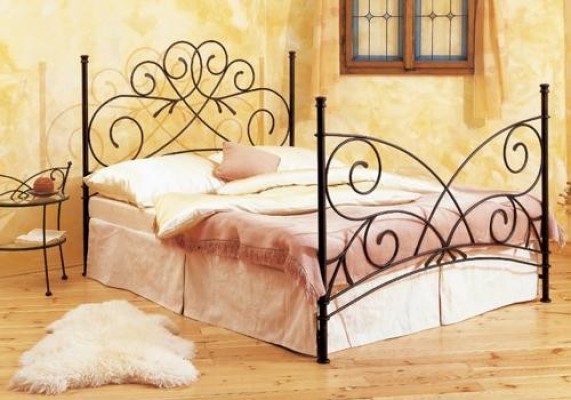 ANDALUSIA - exkluzivní kovová postel 90 x 200 cm