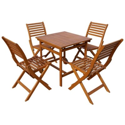 PARIS - rozkládací sestava stolu včetně 4 židlí