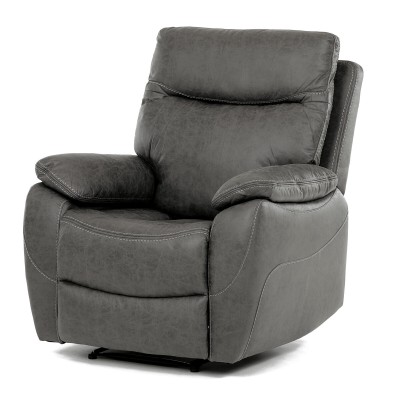 POLOHOVACÍ KŘESLO Polohovací křeslo, šedá, látka vintage, TV-4092 GREY3
