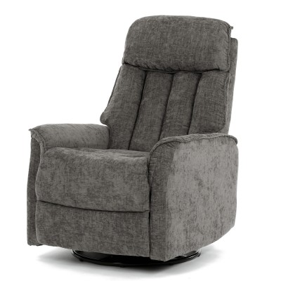 HOUPACÍ POLOHOVACÍ KŘESLO Polohovací křeslo, šedá, látka, TV-H9327 GREY2