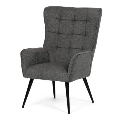 KŘESLO UŠÁK Křeslo ušák, šedá AK-315 GREY2
