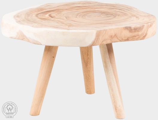 TRUNK - konferenční stolek ze suaru 60 x 60 cm