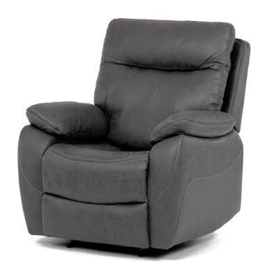POLOHOVACÍ KŘESLO - elektrické zabudované ovládání Polohovací křeslo, elektrické zabudované ovládání, šedá, látka vintage, TV-4094 GREY3