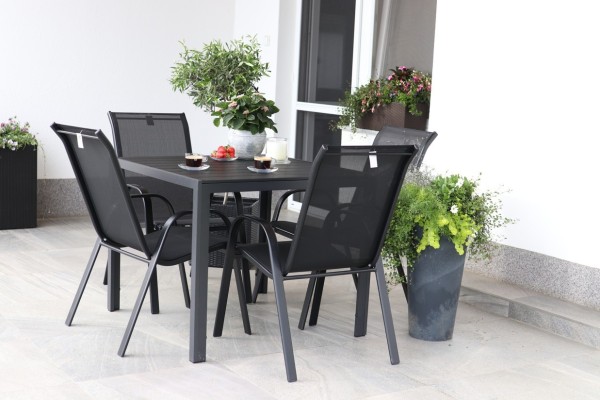 VIKING M - zahradní jídelní stůl + 4 x židle RAMADA