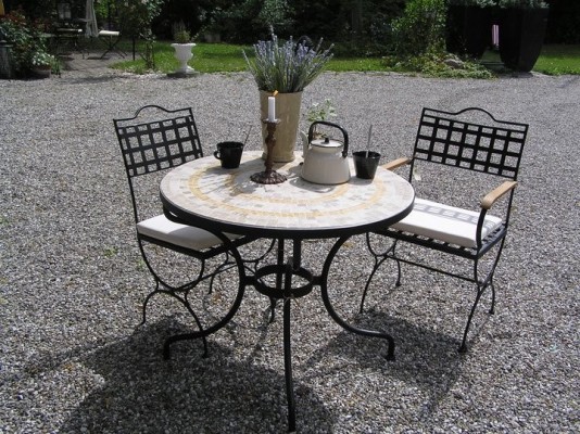 VERSAILLES - zahradní kovové křeslo - pouze zádová opěrka