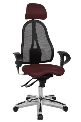 Topstar - oblíbená kancelářská židle Sitness 45 - bordó