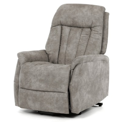 POLOHOVACÍ KŘESLO - elektrické zabudované ovládání Polohovací křeslo, elektrické zabudované ovládání, šedá, látka vintage, TV-Q8575 GREY3