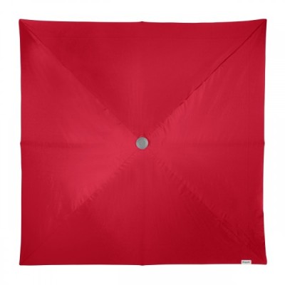 TELESTAR 4 x 4 m - velký profi slunečník červený (kód barvy 809)