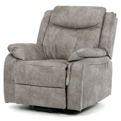 POLOHOVACÍ KŘESLO - elektrické zabudované ovládání Polohovací křeslo, elektrické zabudované ovládání, šedá, látka vintage, TV-Q8668 GREY3