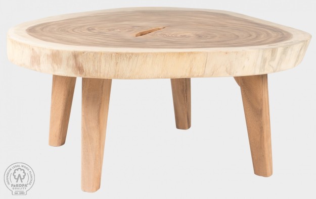 TRUNK - konferenční stolek ze suaru 142 x 110 cm