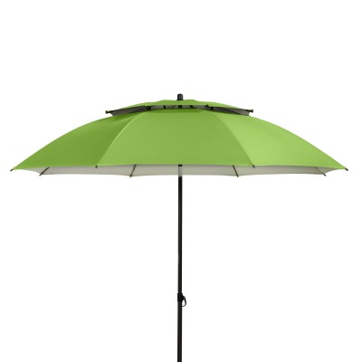 WINDPROFI 2 m – plážový naklápěcí slunečník zelená (kód barvy 834)
