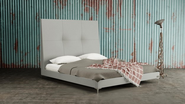 PRESTIGE - designová čalouněná postel (typ potahu A) 140 x 200 cm