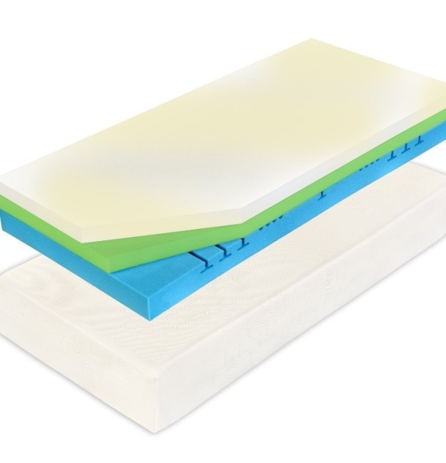 CUREM C4500 22 cm - jedinečně poddajná paměťová matrace 100 x 210 cm