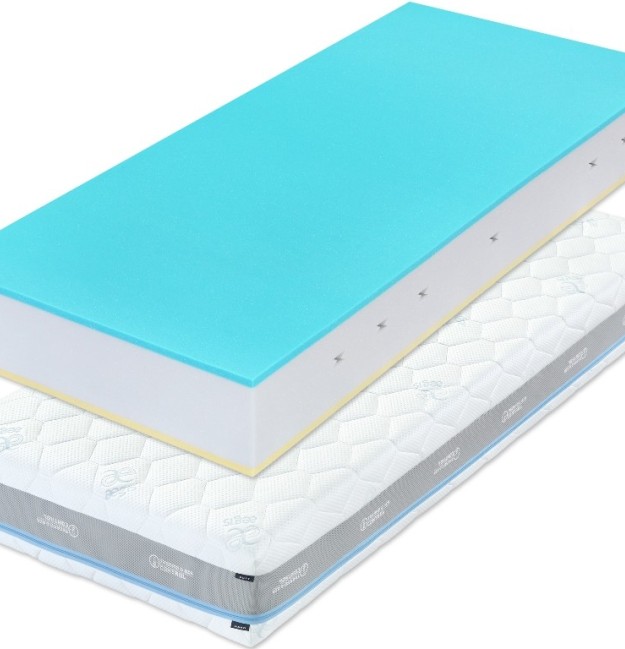 SWISSLAB BIG BOY VISCO 22 cm - ortopedická matrace s nosností 180 kg 100 x 200 cm