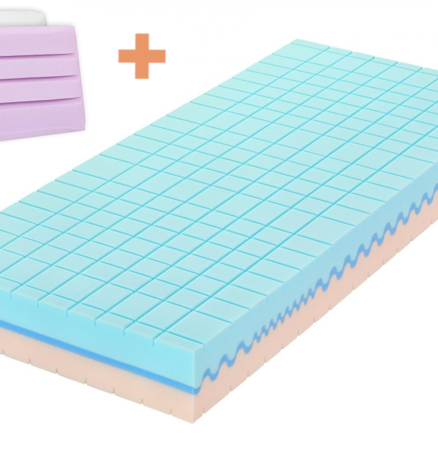 GUARD MEDICAL - matrace pro bolavé záda a klouby + polštář jako dárek! 90 x 200 cm